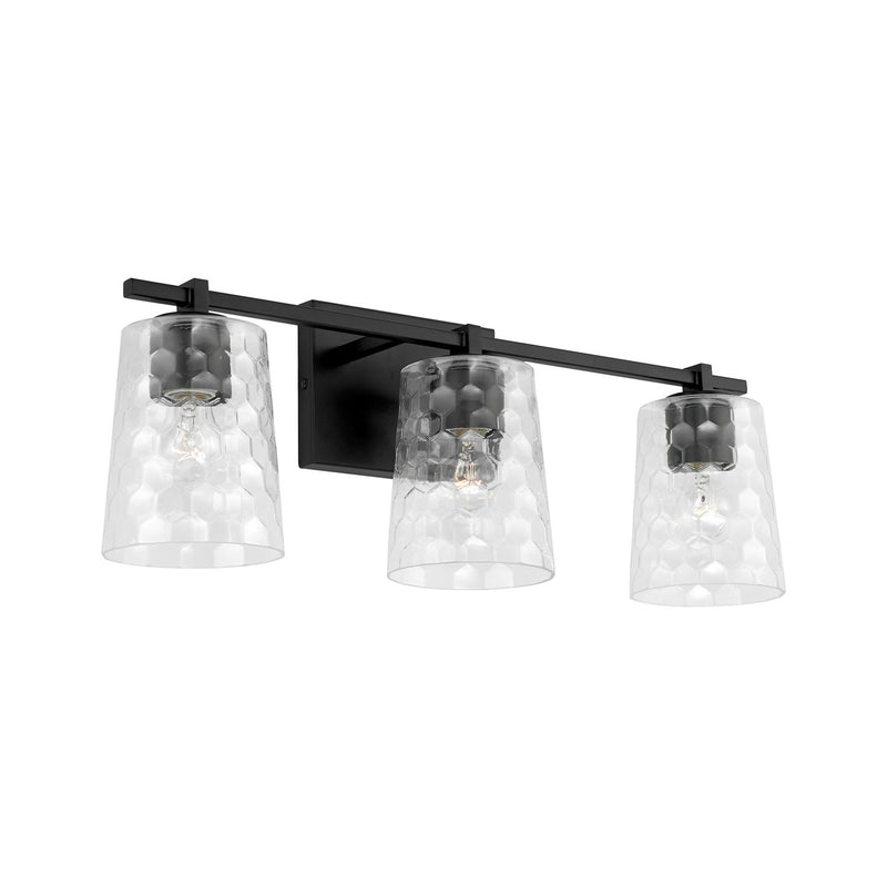 Capital Lighting 143531MB-517 Burke Three Light Vanity, Matte Black Main Image.jpg