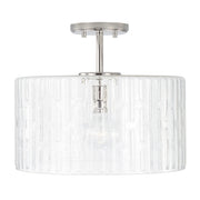 Capital Lighting 241311PN Emerson One Light Semi-Flush Mount, Polished Nickel Main Image.jpg