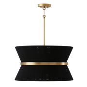 Capital Lighting 341281KP Cecilia Eight Light Pendant, Black Rope and Patinaed Brass Main Image.jpg