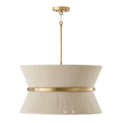 Capital Lighting 341281NP Cecilia Eight Light Pendant, Bleached Natural Rope and Patinaed Brass Main Image.jpg