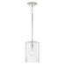 Capital Lighting 341311PN Emerson One Light Pendant, Polished Nickel Main Image.jpg