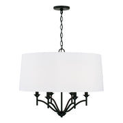Capital Lighting 342061MB Peyton Six Light Pendant, Matte Black Main Image.jpg