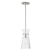 Capital Lighting 342411PN Mila One Light Pendant, Polished Nickel Main Image.jpg