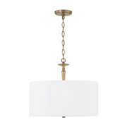 Capital Lighting 342631AD Abbie Three Light Pendant, Aged Brass Main Image.jpg