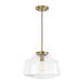 Capital Lighting 342711AD Dillon One Light Pendant, Aged Brass Main Image.jpg