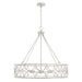 Capital Lighting 343341WW Ricci Four Light Pendant, Winter White Main Image.jpg