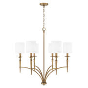 Capital Lighting 442661AD-701 Abbie Six Light Chandelier, Aged Brass Main Image.jpg