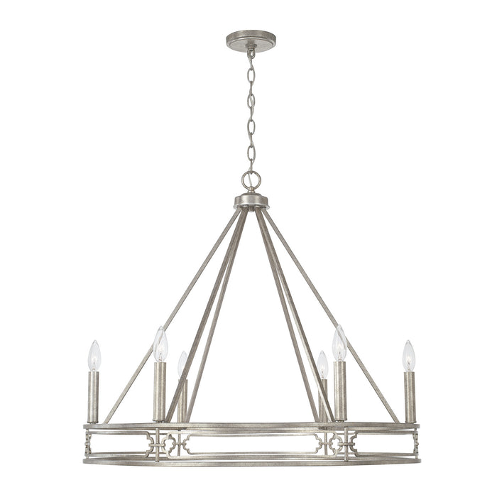 Capital Lighting 443461AS Merrick Six Light Chandelier, Antique Silver Main Image.jpg