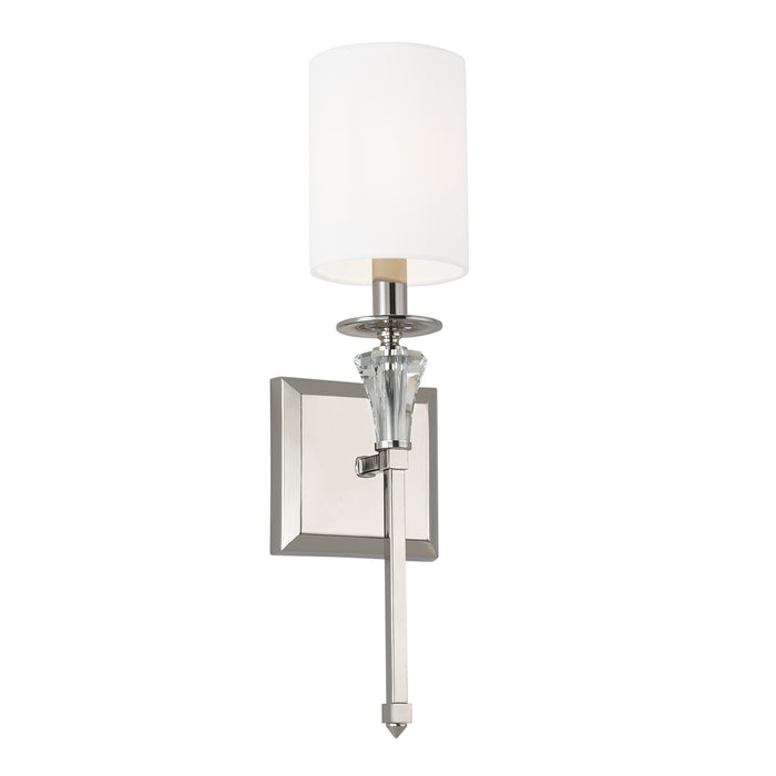 Capital Lighting 641811PN-700 Laurent One Light Wall Sconce, Polished Nickel Main Image.jpg