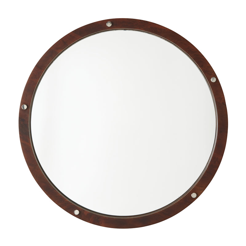 Capital Lighting 739901MM Mirror, Dark Wood and Polished Nickel Main Image.jpg