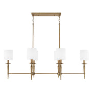 Capital Lighting 842661AD-701 Abbie Six Light Island Pendant, Aged Brass Main Image.jpg