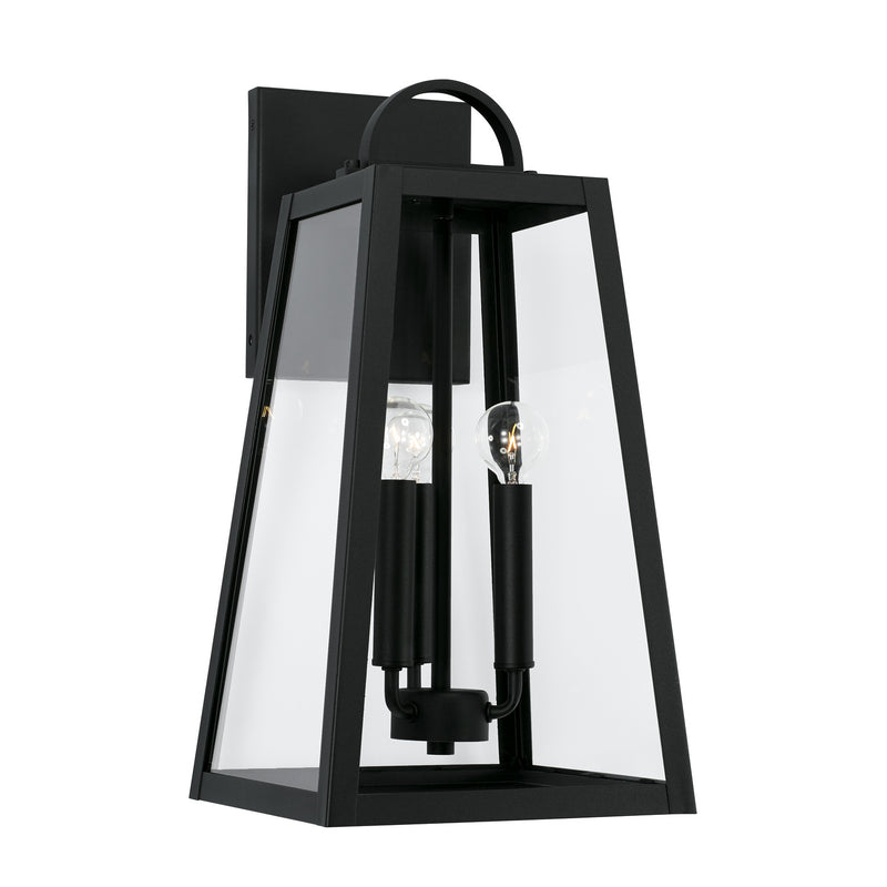 Capital Lighting 943732BK Leighton Three Light Outdoor Wall Lantern, Black Main Image.jpg