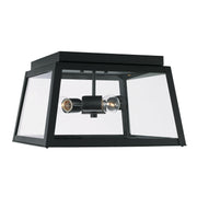 Capital Lighting 943736BK Leighton Three Light Outdoor Flush Mount, Black Main Image.jpg