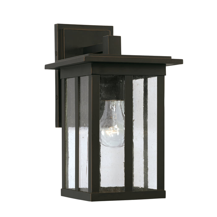 Capital Lighting 943811OZ Barrett One Light Outdoor Wall Lantern, Oiled Bronze Main Image.jpg