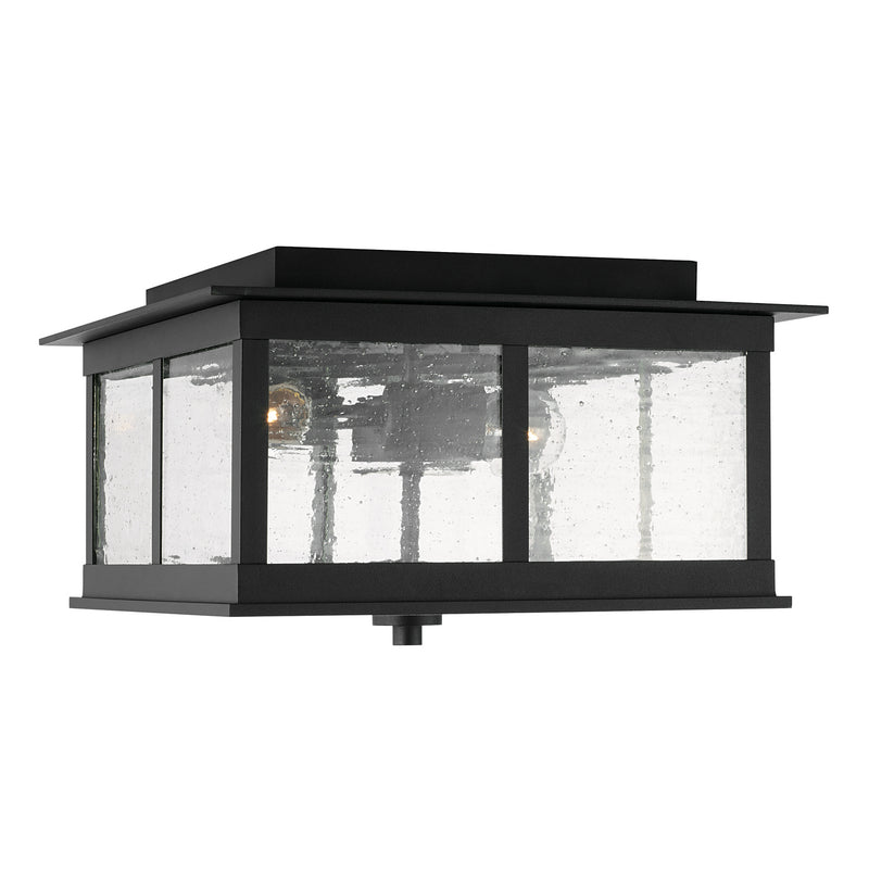 Capital Lighting 943836BK Barrett Three Light Outdoor Flush Mount, Black Main Image.jpg