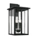 Capital Lighting 943843BK Barrett Four Light Outdoor Wall Lantern, Black Main Image.jpg