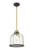 Z-Lite 337P12BRZ+HB Burren One Light Pendant, Bronze / Brass Main Image.jpg