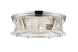 Z-Lite 491F4-PN Cape Harbor Four Light Flush Mount, Polished Nickel Main Image.jpg