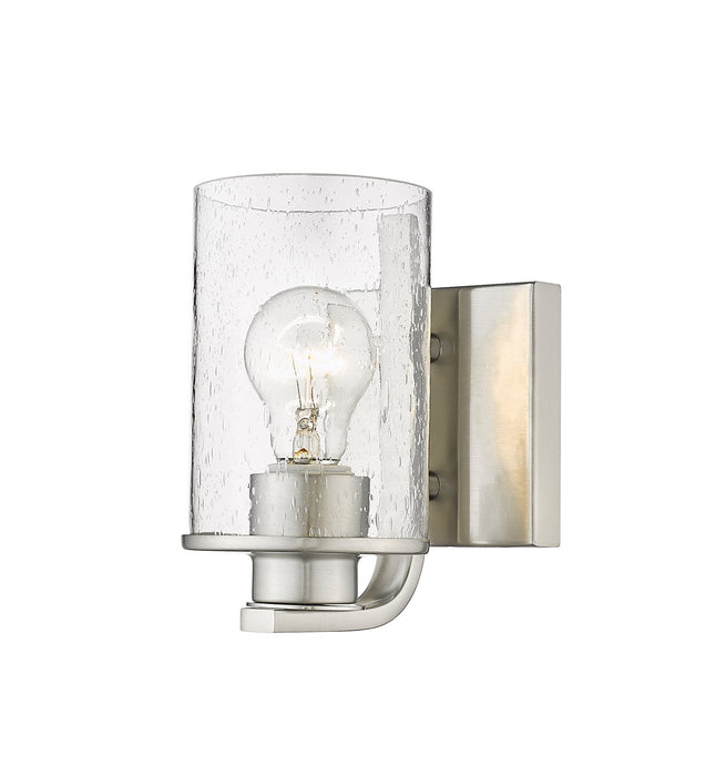 Z-Lite 492-1S-BN Beckett One Light Wall Sconce, Brushed Nickel Main Image.jpg