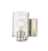 Z-Lite 492-1S-BN Beckett One Light Wall Sconce, Brushed Nickel Main Image.jpg