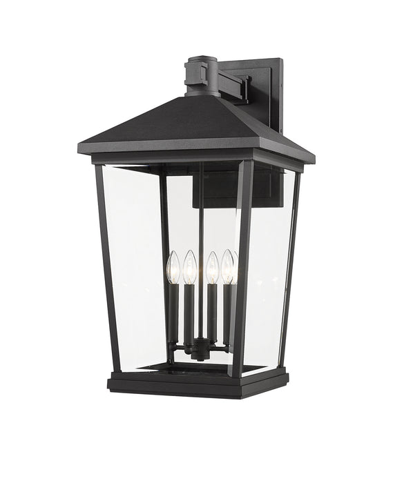 Z-Lite 568XXL-BK Beacon Four Light Outdoor Wall Sconce, Black Main Image.jpg