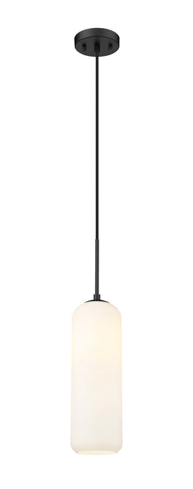 Z-Lite 732P22-MB Monty One Light Pendant, Matte Black Main Image.jpg