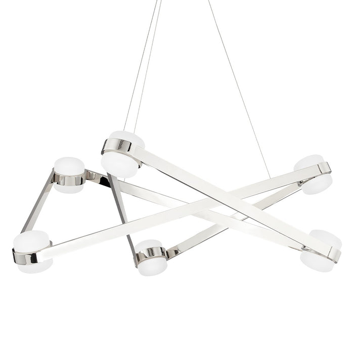 Hudson Valley 2738-PN Orbit LED Chandelier, Polished Nickel Main Image.jpg