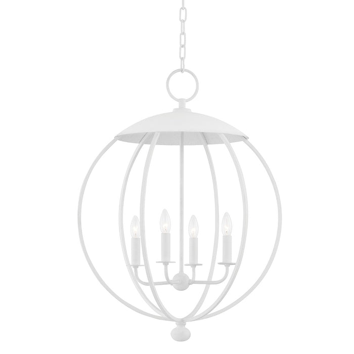 Hudson Valley 9124-WP Wesley Four Light Pendant, White Plaster Main Image.jpg