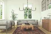 Framburg 5647 IRON Heidelberg Five Light Chandelier, Iron Alternate Image.jpg