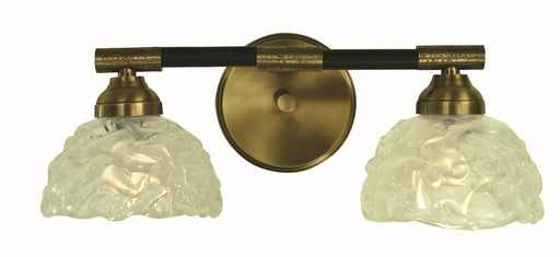 Framburg 5662 AB/MBLACK Stonebridge Two Light Wall Sconce, Antique Brass and Matte Black Main Image.jpg