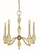 Framburg 5665 BR Vivian Five Light Chandelier, Brushed Brass Main Image.jpg