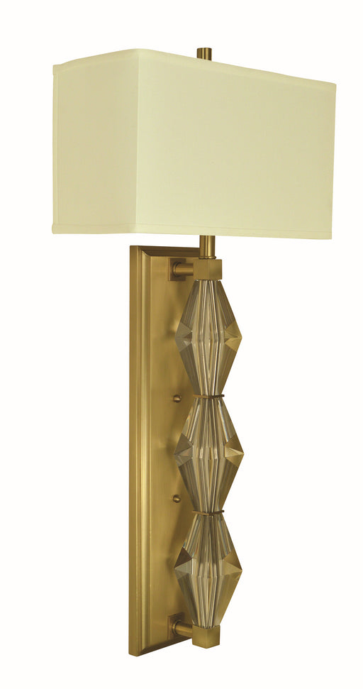 Framburg 5670 BR Sconces Two Light Wall Sconce, Brushed Brass Main Image.jpg