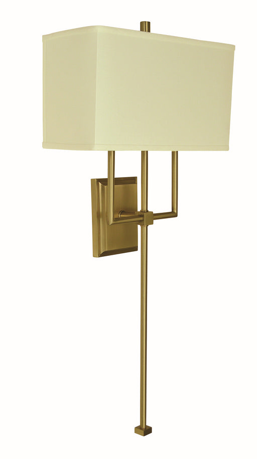 Framburg 5674 BR Sconces Two Light Wall Sconce, Brushed Brass Main Image.jpg