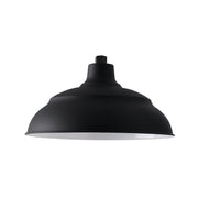 Capital Lighting 936316BK RLM One Light Outdoor Shade, Black Main Image.jpg