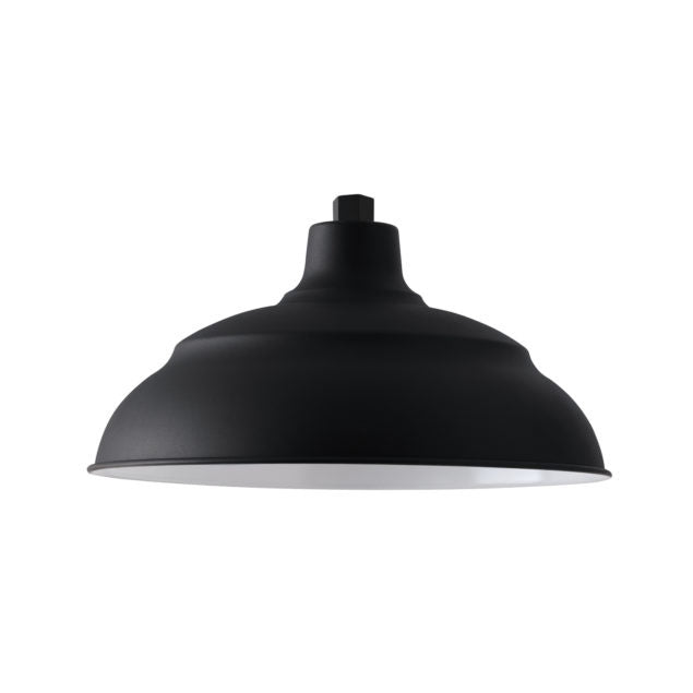 Capital Lighting 936316BK RLM One Light Outdoor Shade, Black Main Image.jpg