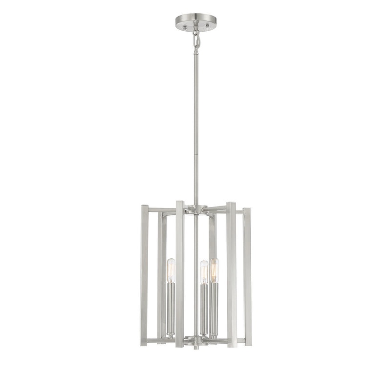 Savoy House 3-7700-3-SN Three Light Pendant, Satin Nickel