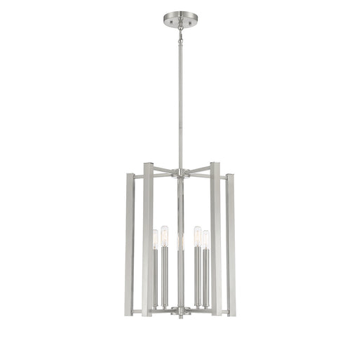Savoy House 3-7701-5-SN Five Light Pendant, Satin Nickel