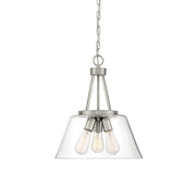 Savoy House 7-1025-3-SN Three Light Pendant, Satin Nickel