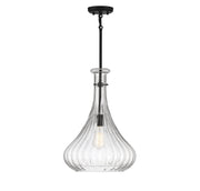 Savoy House 7-2265-1-89 One Light Pendant, Matte Black