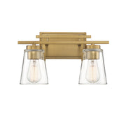 Savoy House 8-1020-2-322 Two Light Bath Bar, Warm Brass