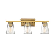 Savoy House 8-1020-3-322 Three Light Bath Bar, Warm Brass
