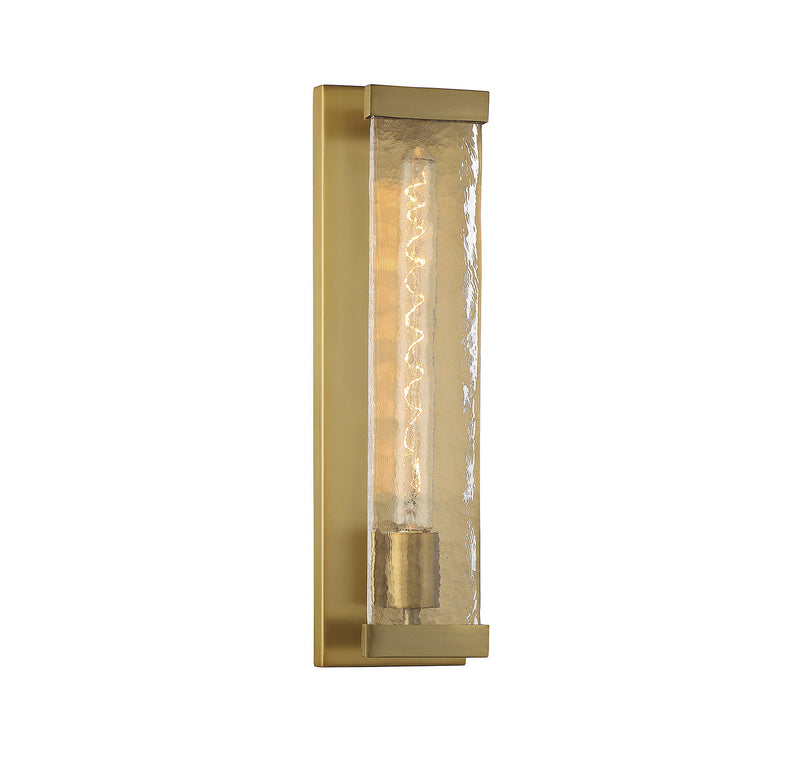 Savoy House 9-1902-1-322 One Light Wall Sconce, Warm Brass