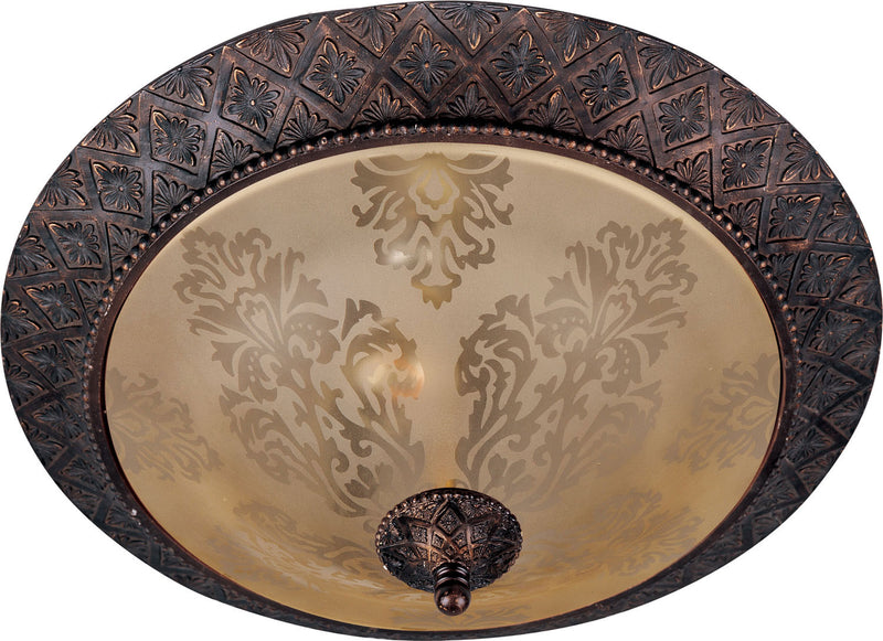 Maxim 11240SAOI Symphony Two Light Flush Mount, Oil Rubbed Bronze Main Image.jpg