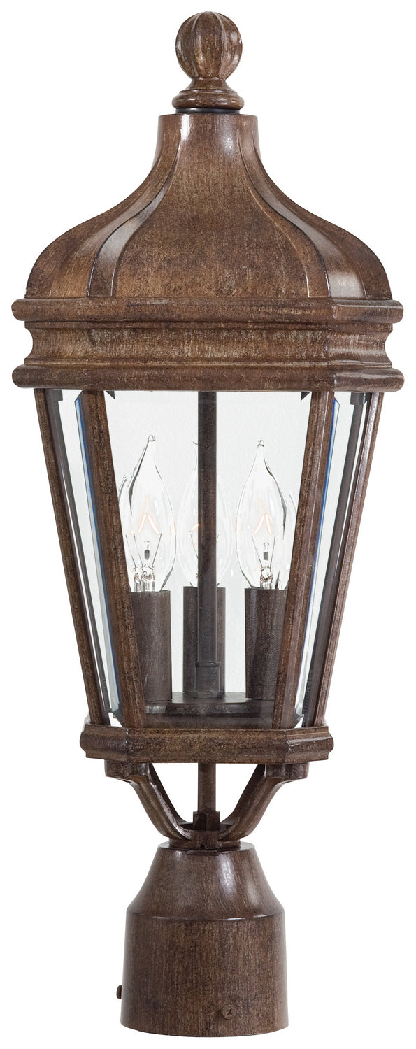 Minka-Lavery 8695-61 Harrison Three Light Post Mount, Vintage Rust Main Image.jpg