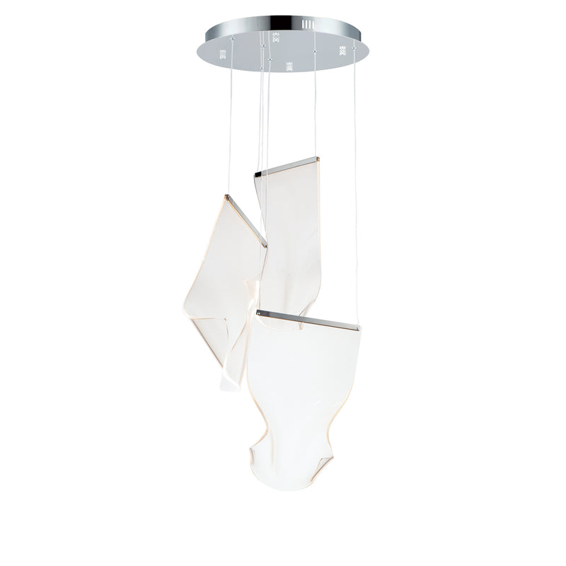 ET2 E24874-133PC Rinkle LED Pendant, Polished Chrome Main Image.jpg