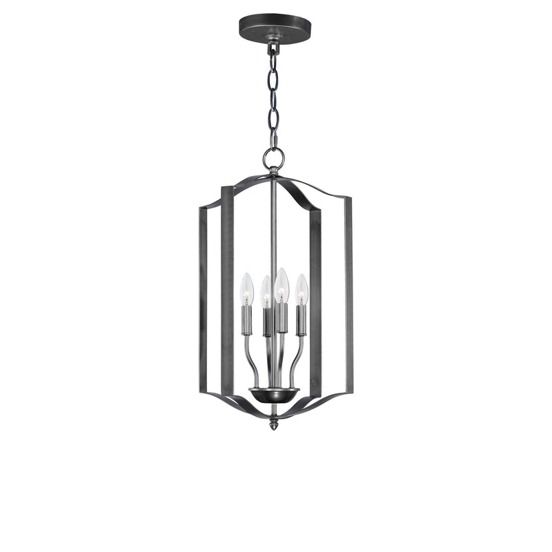 Maxim 10036BK Provident Four Light Chandelier, Black Main Image.jpg