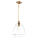 Maxim 11116CLSBR Babylon One Light Pendant, Satin Brass Main Image.jpg