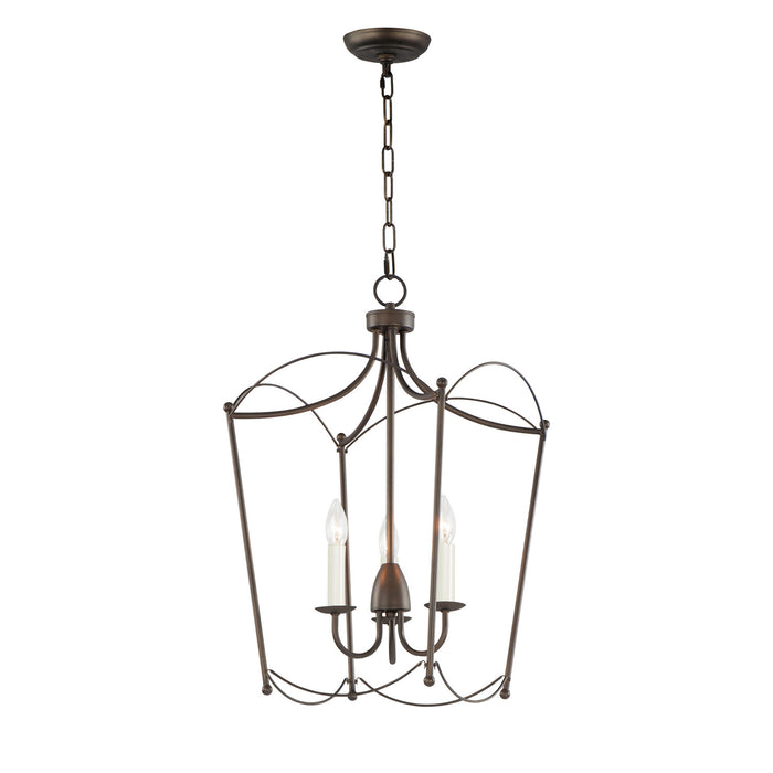 Maxim 12163CHB Plumette Three Light Pendant, Chestnut Bronze Main Image.jpg