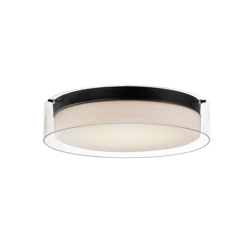 Maxim 12284CLSWBK Duo LED Flush Mount, Black Main Image.jpg