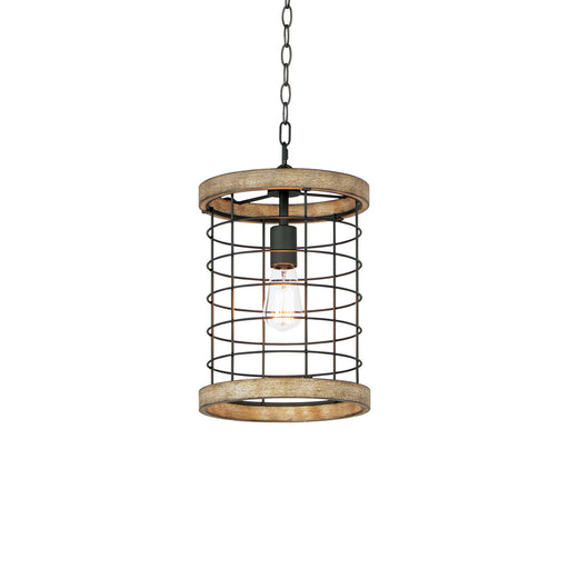 Maxim 12519DWBK Homestead One Light Pendant, Driftwood / Black Main Image.jpg